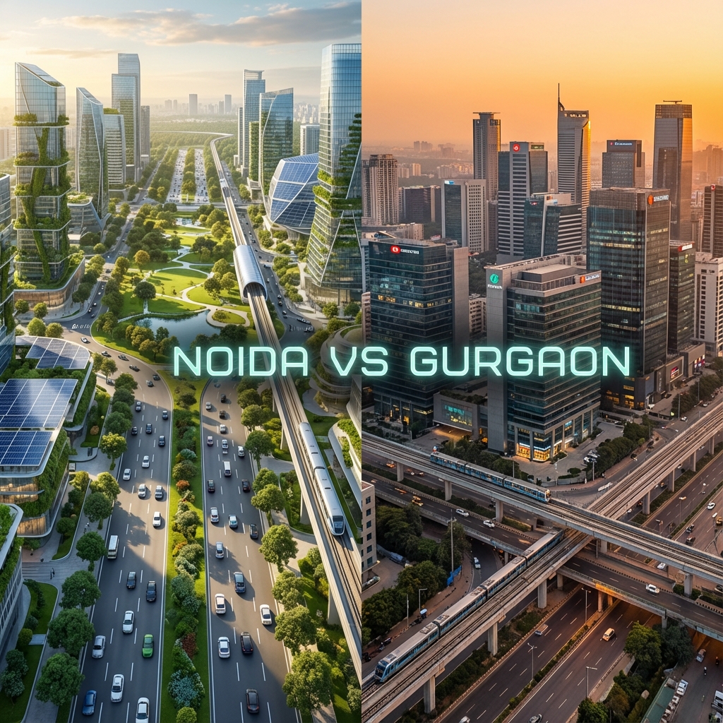 Noida vs Gurgaon: Where Should You Invest in 2026?